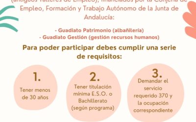 LA MANCOMUNIDAD DE MUNICIPIOS PONDRÁ EN MARCHA DOS PROGRAMAS DE FORMACIÓN Y EMPLEO