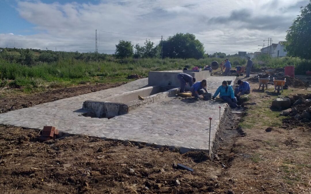 CONTINÚA EL TRABAJO EFECTIVO DEL ALUMNADO DE GUADIATO RESTAURA NORTE