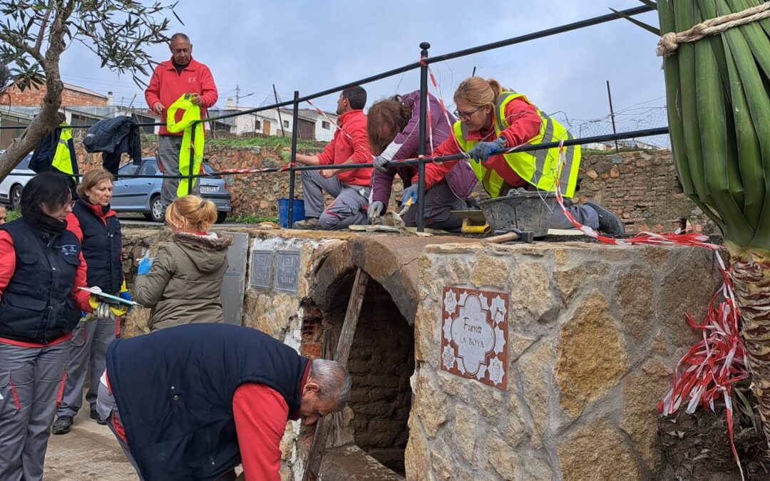 EL PROGRAMA DE EMPLEO Y FORMACIÓN FINALIZA EL NUEVO ESPACIO URBANO EN LA BARRIADA LA VERBENA DE VILLAVICIOSA DE CÓRDOBA